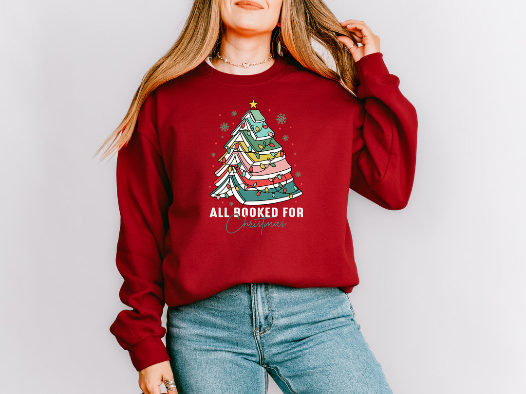 Pre-order “All Booked For Christmas” Sweatshirt