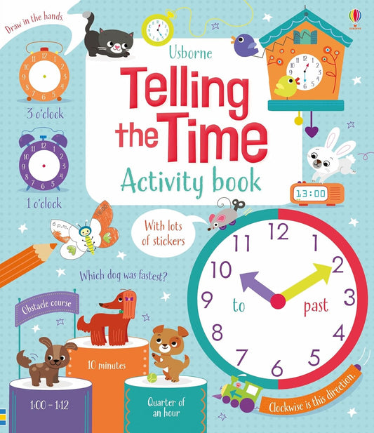 Usborne Telling The Time Activity Book (Lara Bryan)